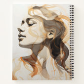 抽象芸術スケッチ ノートブック (裏面)