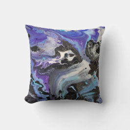 抽象芸術スケルトンデザインハロウィーンまたは任意の時間 クッション