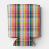 抽象芸術スコティッシュプレイド 缶クーラー (裏面)