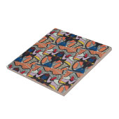 抽象芸術スタイルスペインのタイル タイル (側面)