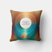 抽象芸術スタイルホスト表現主義効果 クッション (裏面)