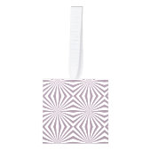 抽象芸術スターバストサンダー_コーブ キューブオーナメント (正面)