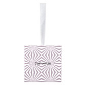 抽象芸術スターバストサンダー_コーブ キューブオーナメント (右)