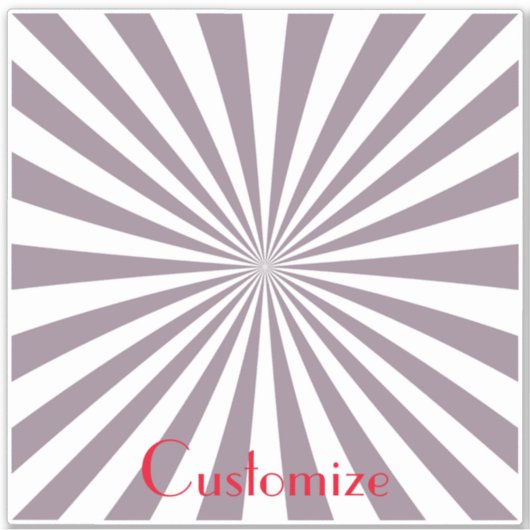 抽象芸術スターバストサンダー_コーブ シール (正面)