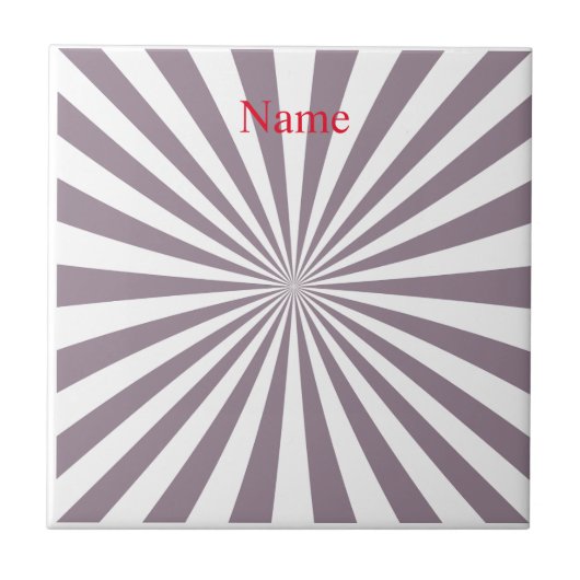 抽象芸術スターバストサンダー_コーブ タイル (正面)