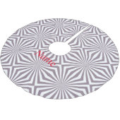 抽象芸術スターバストサンダー_コーブ ブラッシュドポリエステルツリースカート (アングル)