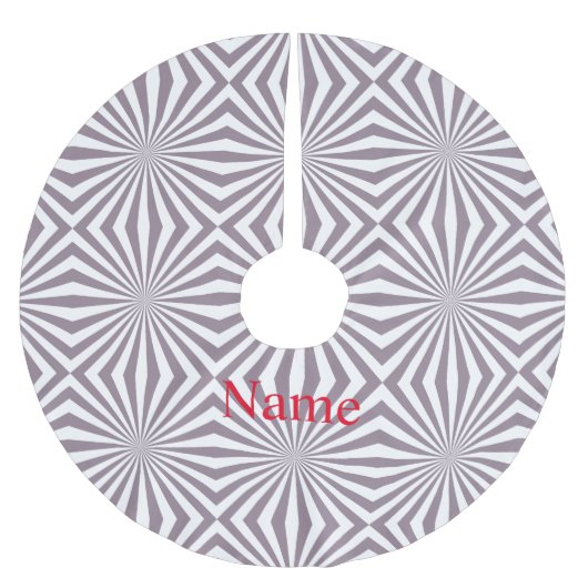 抽象芸術スターバストサンダー_コーブ ブラッシュドポリエステルツリースカート (正面)