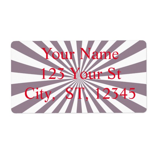 抽象芸術スターバストサンダー_コーブ ラベル (正面)