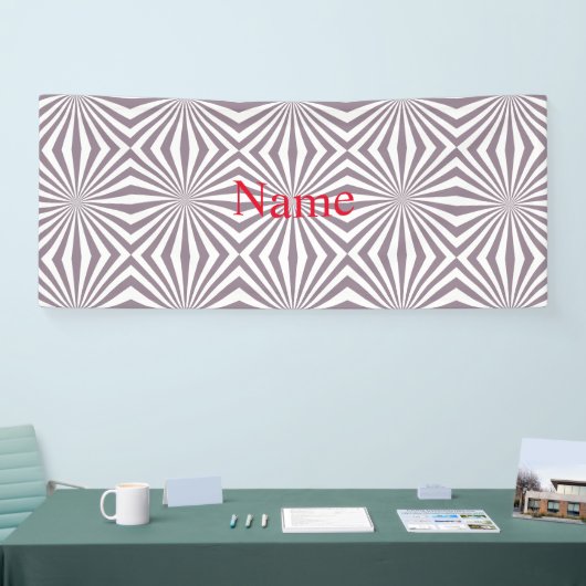 抽象芸術スターバストサンダー_コーブ 横断幕 (トレードショー)