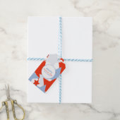 抽象芸術スターメモリアルデーイベントパーティー ギフトタグ (より糸付き)