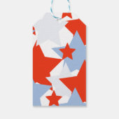 抽象芸術スターメモリアルデーイベントパーティー ギフトタグ (裏面)