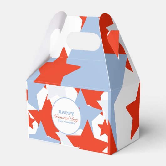 抽象芸術スターメモリアルデーイベントパーティー フェイバーボックス (正面サイド)