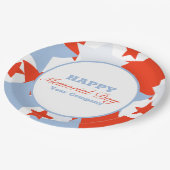 抽象芸術スターメモリアルデーイベントパーティー ペーパープレート (アングル)