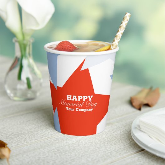 抽象芸術スターメモリアルデーイベントパーティー 紙コップ (インサイチュ)