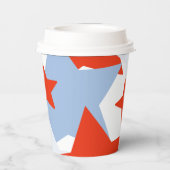 抽象芸術スターメモリアルデーイベントパーティー 紙コップ (裏面)