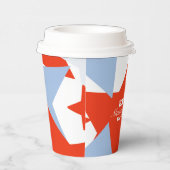 抽象芸術スターメモリアルデーイベントパーティー 紙コップ (右)