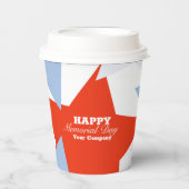 抽象芸術スターメモリアルデーイベントパーティー 紙コップ (正面)