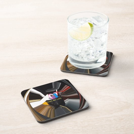 抽象芸術スチルライフティーマグオフィス文房文房芸術 コースター (右側)