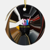 抽象芸術スチルライフティーマグオフィス文房文房芸術 セラミックオーナメント (正面)