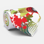 抽象芸術スティールパン(パンスティックとスプラッシュ付き) ネクタイ (ロール)