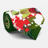 抽象芸術スティールパン(パンスティックとスプラッシュ付き) ネクタイ (ロール)