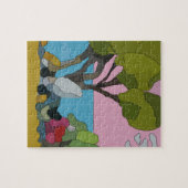 抽象芸術ステインガラス ジグソーパズル (横)