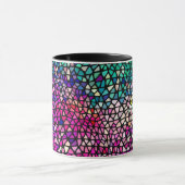 抽象芸術ステンドグラスアートマグカップ マグカップ (中央)