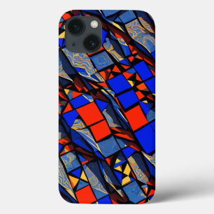 抽象芸術ステンドグラススタイル iPhone 13ケース