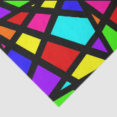 抽象芸術ステンドグラス幾何学模様 薄葉紙 (詳細)