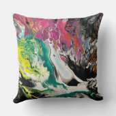 抽象芸術ステートメントピース装飾用クッション クッション (裏面)
