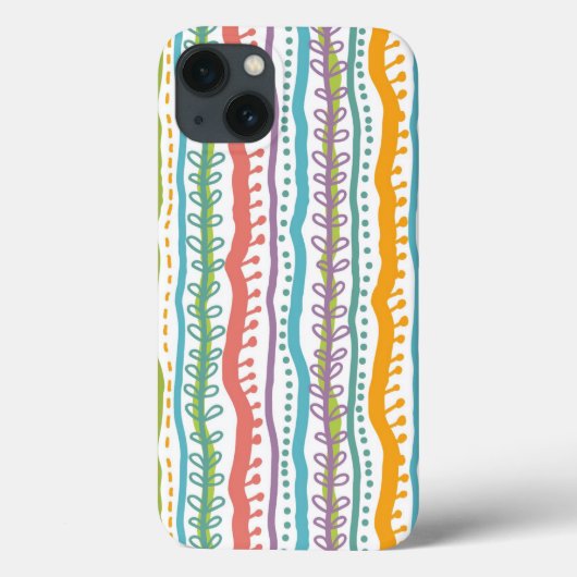 抽象芸術ストライプの垂直パターン Case-Mate iPhoneケース (裏面)