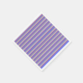 抽象芸術ストライプアモダンート スタンダードカクテルナプキン (角)