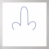 抽象芸術ストライプアート ポスター (正面)