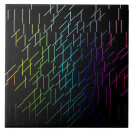 抽象芸術ストライプパターン タイル