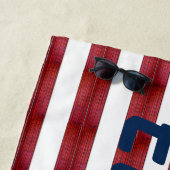 抽象芸術ストライプビーチタオル ビーチタオル (インサイチュ)