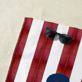 抽象芸術ストライプビーチタオル ビーチタオル (インサイチュ)