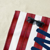 抽象芸術ストライプビーチタオル ビーチタオル (インサイチュ)