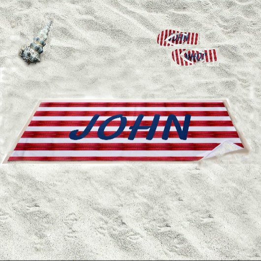 抽象芸術ストライプビーチタオル ビーチタオル