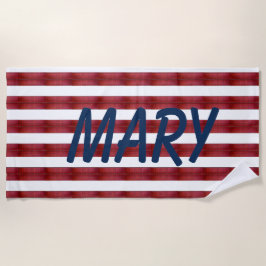 抽象芸術ストライプビーチタオル ビーチタオル