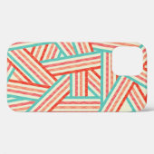 抽象芸術ストライプ型 Case-Mate iPhoneケース (裏面 (横))