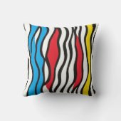 抽象芸術ストライプ枕 クッション (裏面)