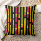 抽象芸術ストライプ170615 (1) – 対角線（黒） クッション (ブランケット)