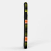 抽象芸術ストライプ(オレンジ、緑、ライム、黒) Case-Mate iPhoneケース (裏面/右)