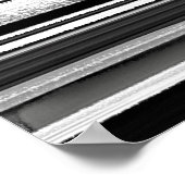 抽象芸術ストライプ ポスター (角)