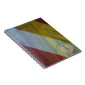 抽象芸術ストライプ/モノグラム ノートブック (右側)