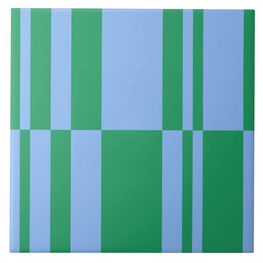 抽象芸術ストライプ（大規模） タイル (正面)