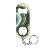 抽象芸術ストーンスワール名前をカスタムする キーホルダー栓抜き (裏面)