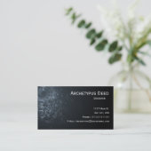 抽象芸術スネークスキン名刺 名刺 (スタンド正面)