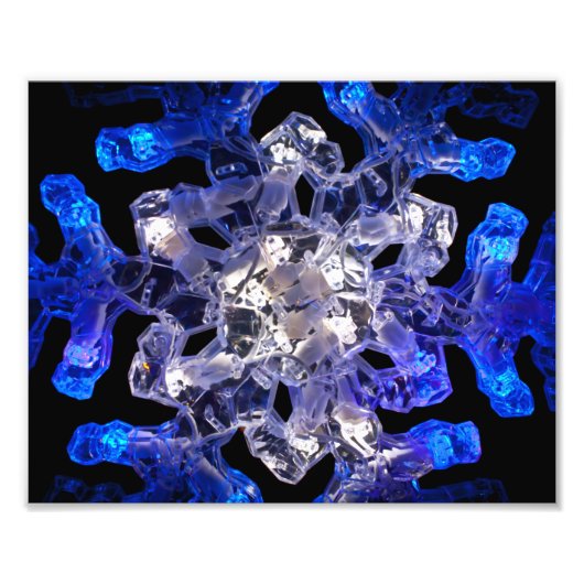 抽象芸術スノーフレークフォトプリント フォトプリント            (正面)