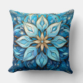 抽象芸術スノーフレーク装飾用クッション クッション (正面)